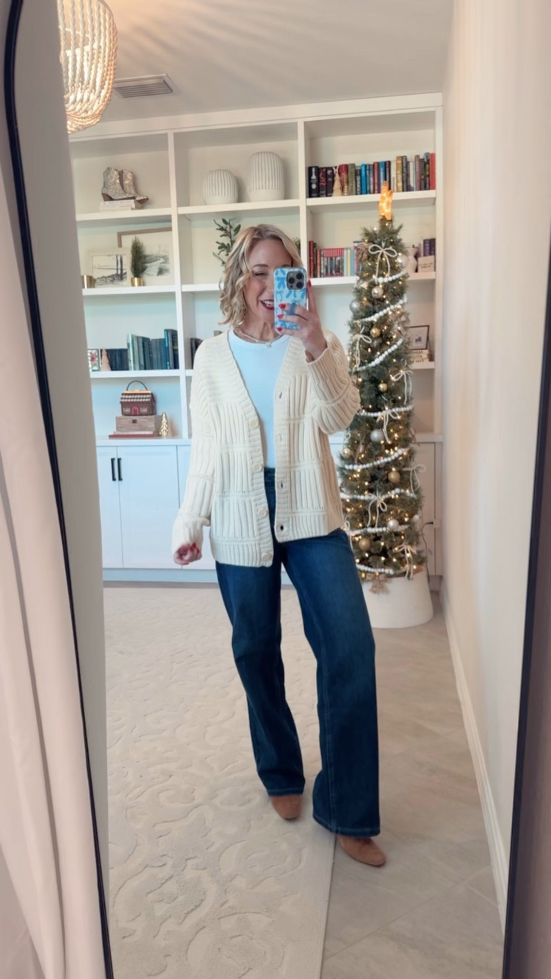 Amazon - sweaters to take you from winter to spring
 
Adjustable Waist High Waisted Wide Leg Jeans - size small. 5 washes (mine is the Dark Blue). 

Chunky Knit Cardigan - size small. 5 colors. * Ankle boots - tts.

#LTKFindsUnder50#LTKSeasonal#LTKOver40 

 