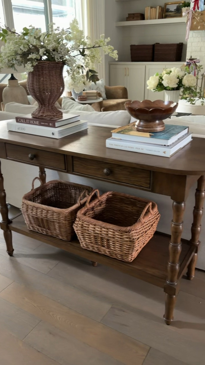 This new Lewis Console Table is STUNNING, and it matches the coffee table and end tables we just launched 👀

#LTKSeasonal #LTKHome