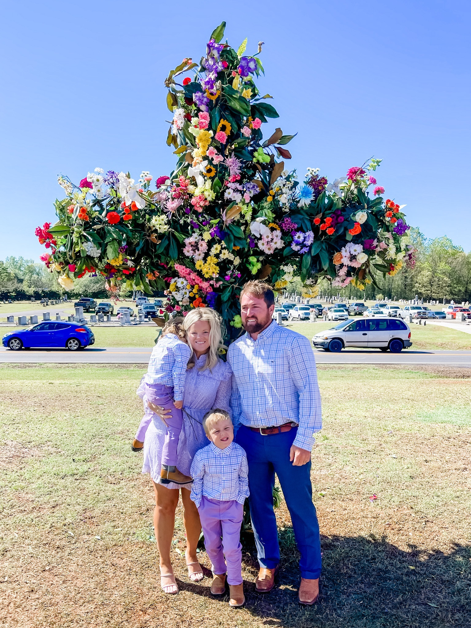 Easter Sunday. My boys purple pants were asked about all morning. Got them on sale too!

#LTKstyletip #LTKkids #LTKsalealert