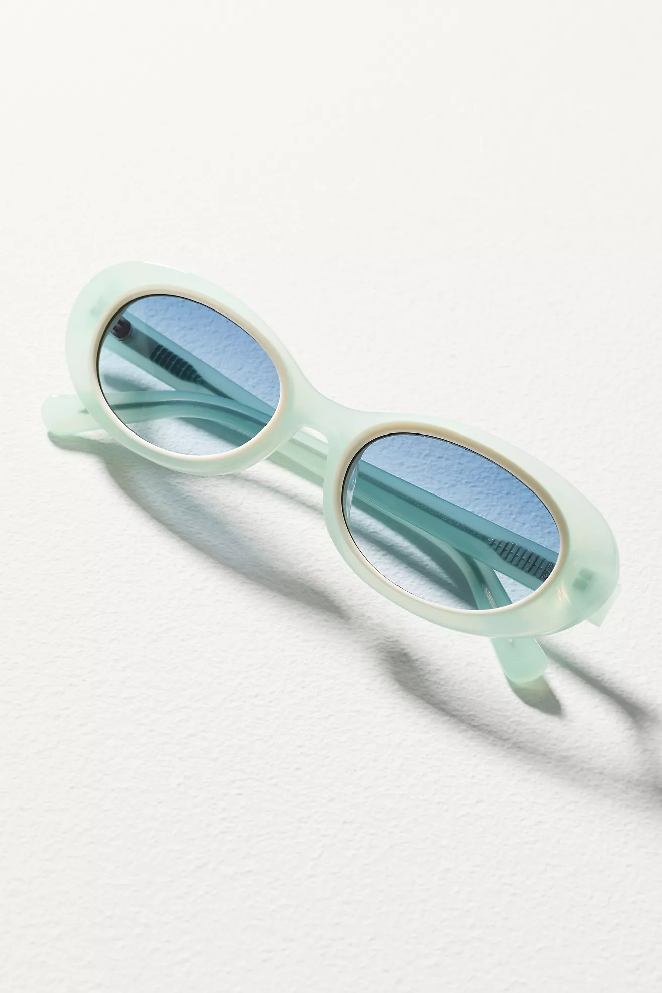For Love & Lemons x DIFF Oval Sunglasses | Anthropologie (US)