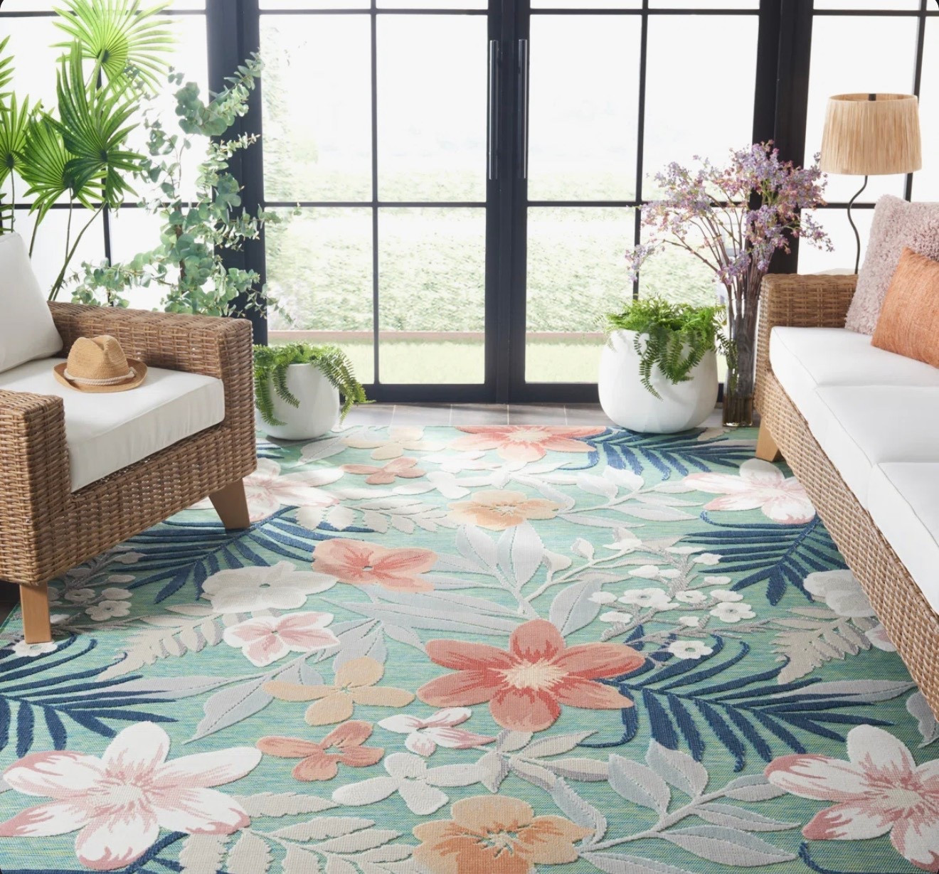 Step into spring with style 🌸
This floral outdoor rug is the perfect way to anchor your porch, patio, or entryway with a vibrant botanical touch.

✨ Various sizes available
✨ Starting at just $33.99

An easy refresh that instantly brightens your space 🌿

#OutdoorDecor #SpringStyle #PatioRefresh #FloralVibes #HomeDecorFinds

#LTKSaleAlert #LTKHome