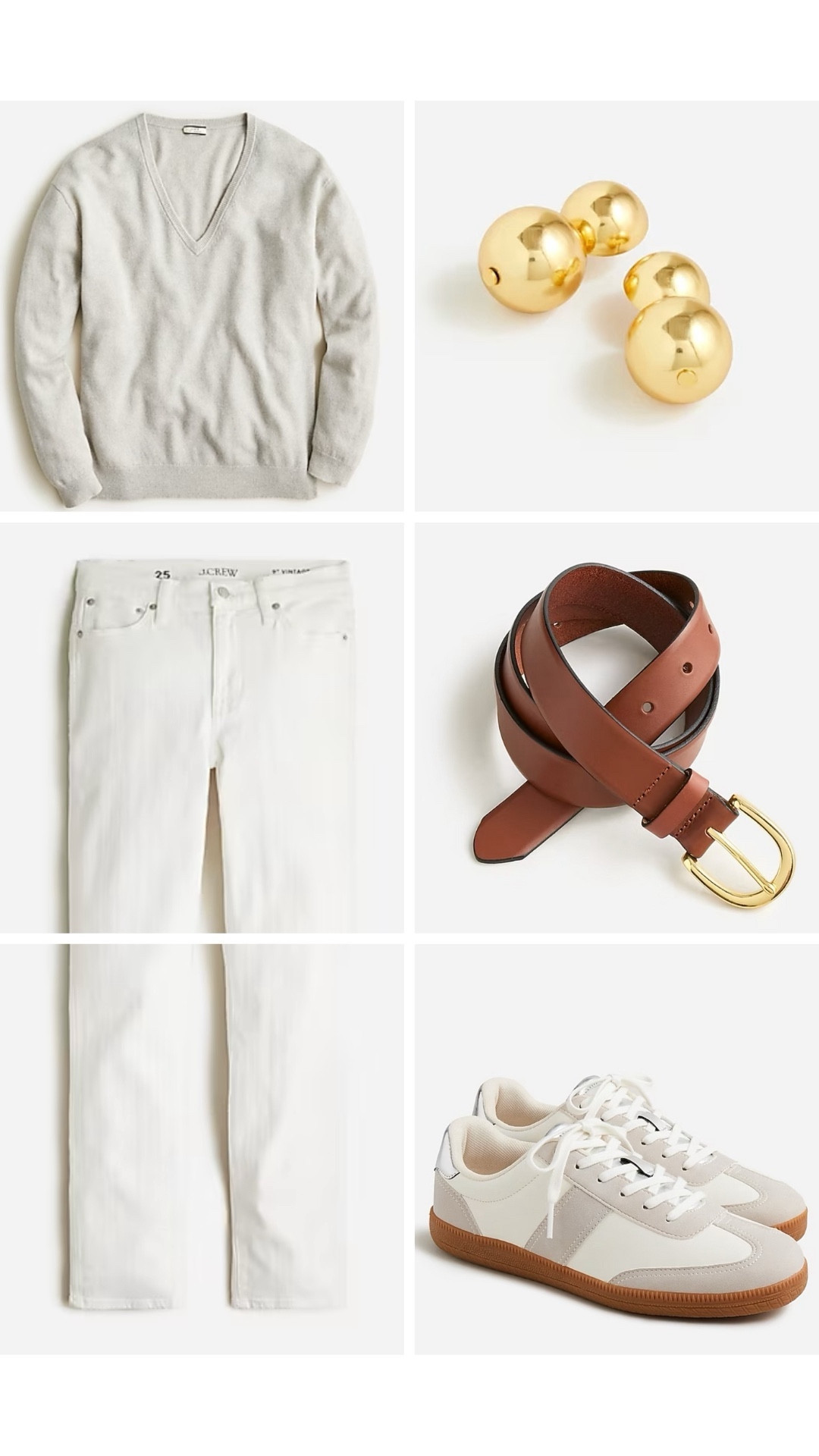Is it kismet? White jeans outfit for winter, white sneakers outfit, gray sweater outfit, work outfitt, white jeans

#LTKstyletip #LTKSeasonal #LTKworkwear