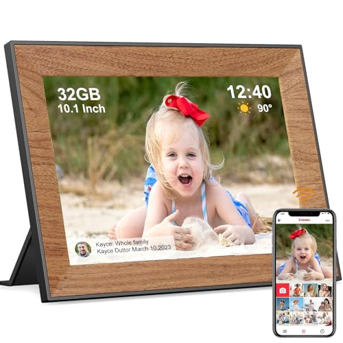 Digital Picture Frame,WiFi frameo Digital Photo Frame with 10.1 Inch 1280x800 IPS Touch Screen,Easy Load from Phone 32GB Digital Frame,Auto Rotating Pohto/Video by Electronic Picture Frame,Best Gift | Amazon (US)