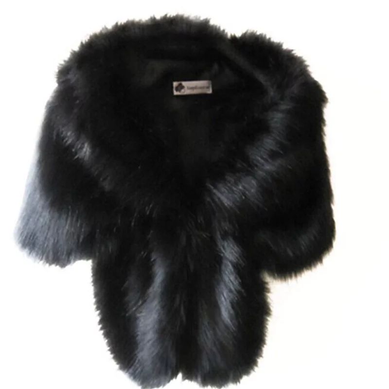 Women's Faux Fur Shawl Wraps Stole Cloak Coat Sweater Cape for Evening Party/Bridal/Wedding | Walmart (US)