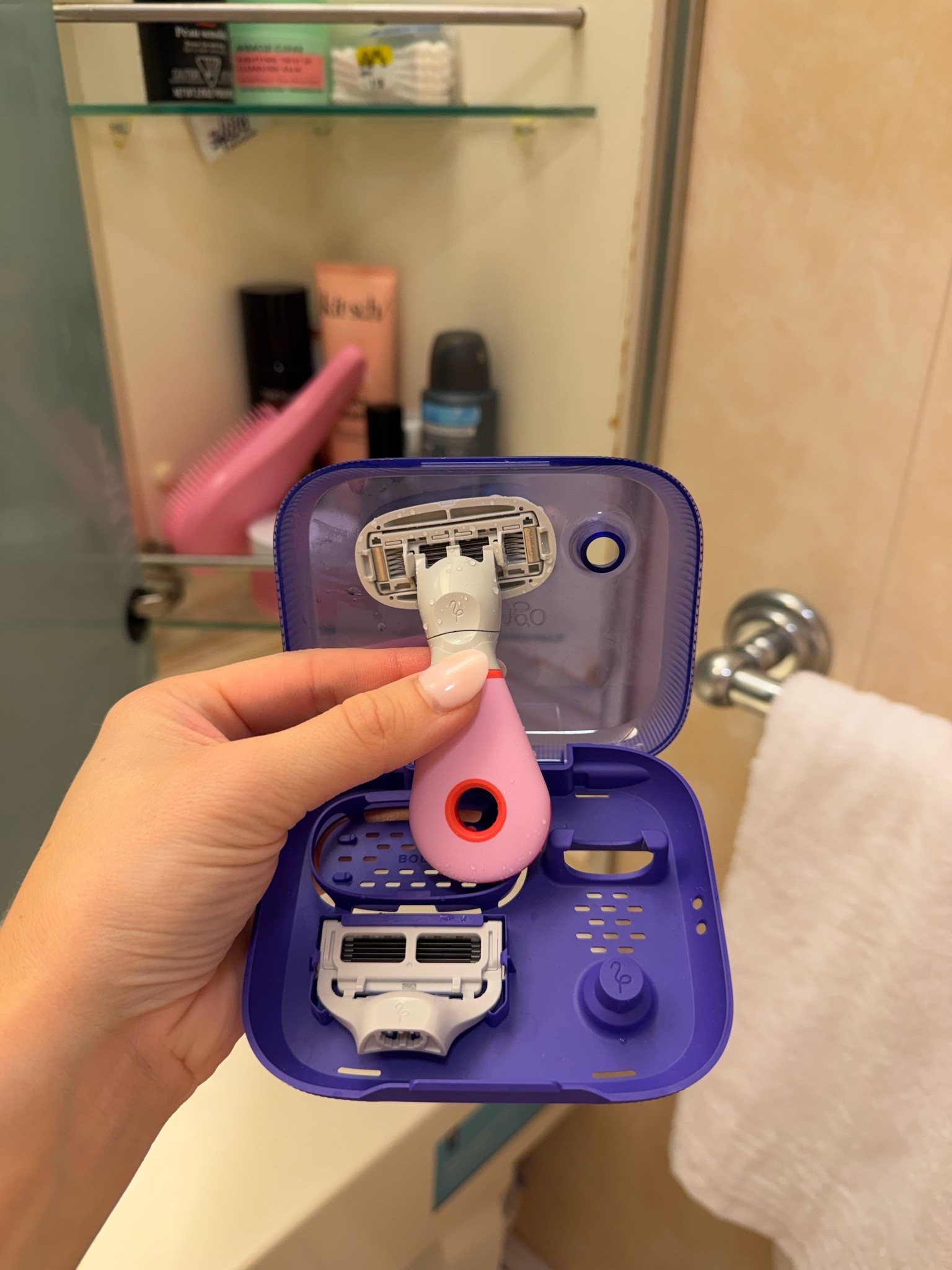 The best travel razor! So much easier and safer to travel with, it’s so handy, & shaves so well!

#LTKvlog #LTKTravel #LTKSaleAlert