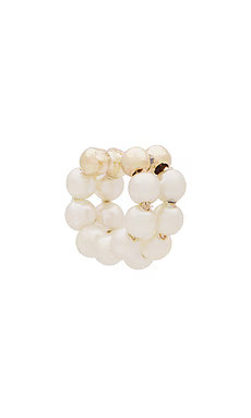 SHASHI Pema Double Ear Cuff in Pearl from Revolve.com | Revolve Clothing (Global)