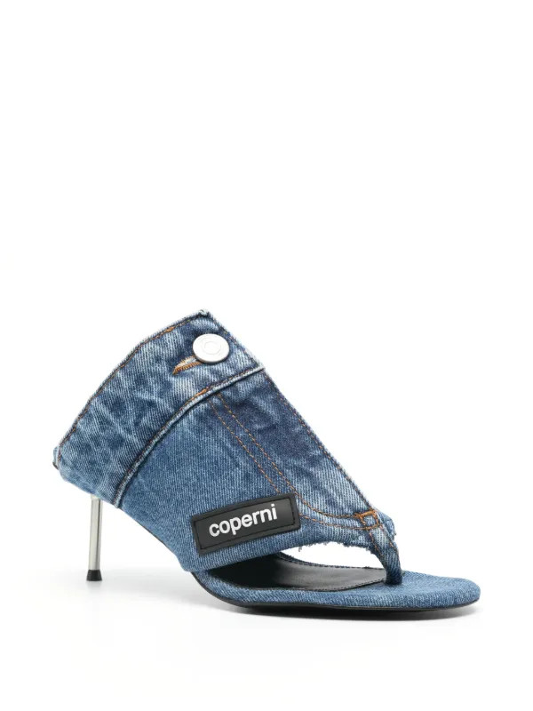70mm denim sandals | Farfetch Global