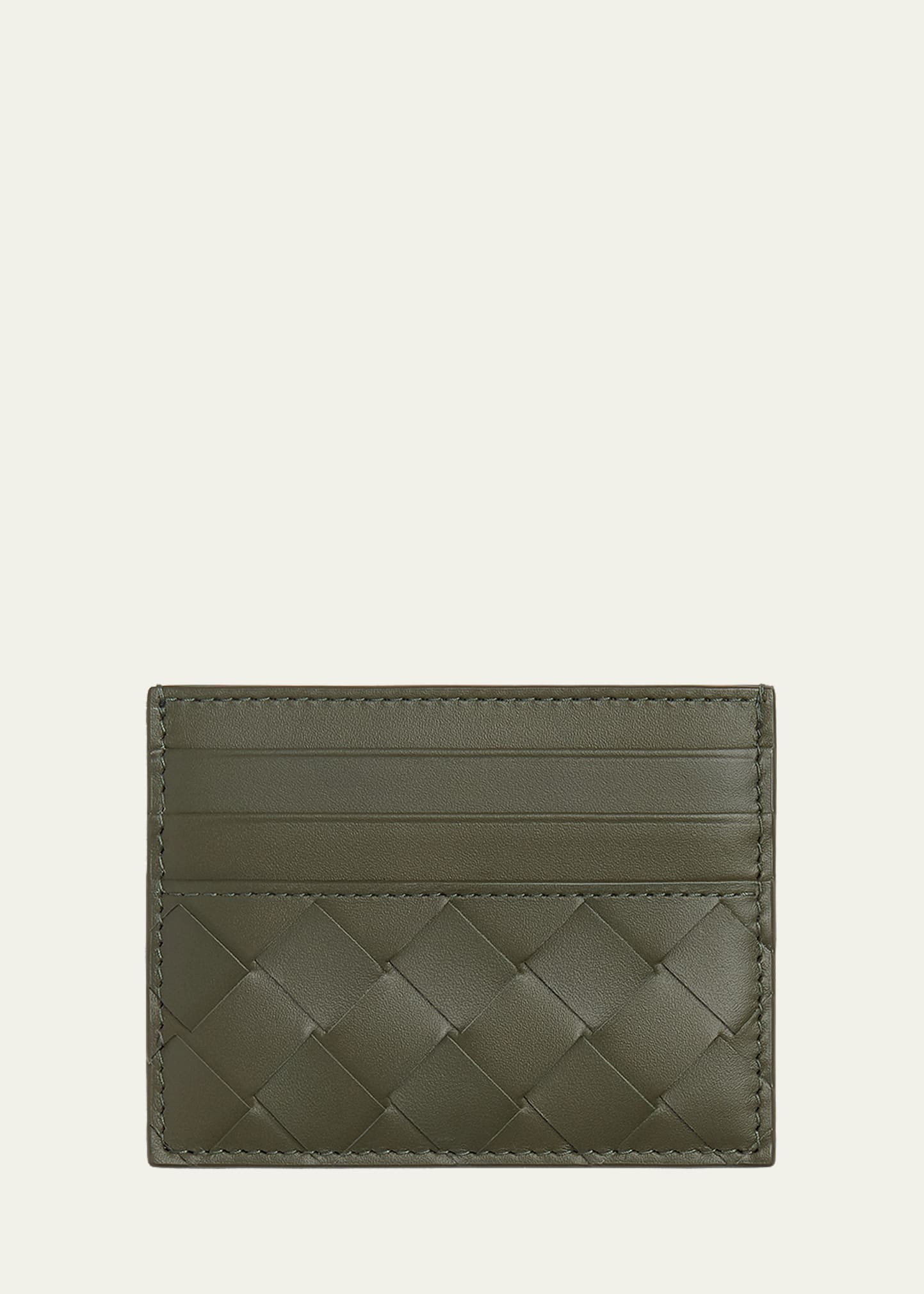 Bottega Veneta Men's Intrecciato Leather Card Case | Bergdorf Goodman