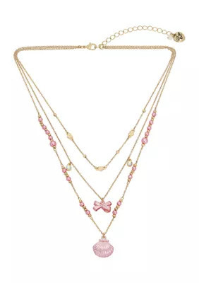 Betsey Johnson Shell Layered Necklace | Belk