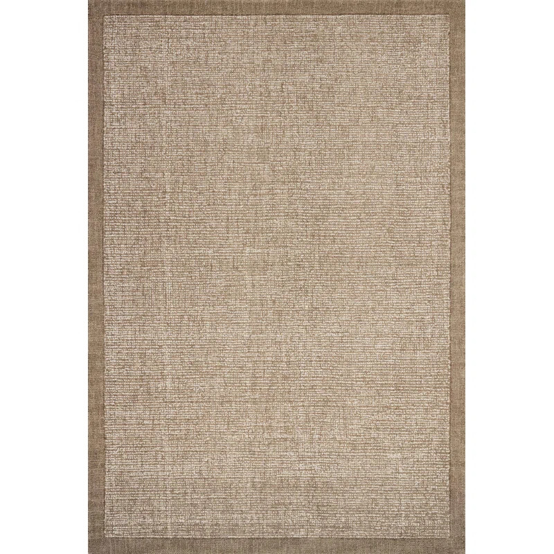 Magnolia Home by Joanna Gaines x Loloi Henley Ivory / Brown Area Rug | Wayfair North America
