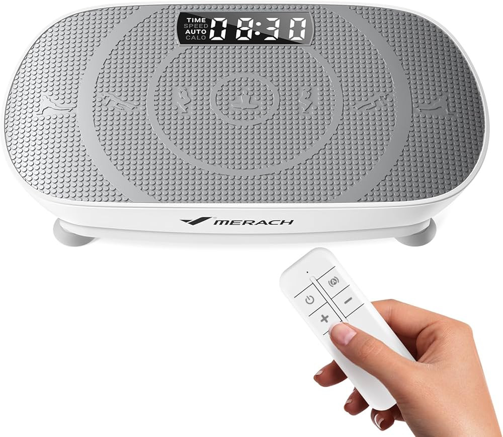 MERACH Vibration Plate Exercise Machine, Curved Vibration Plate for Lymphatic Drainage Weight Los... | Amazon (US)