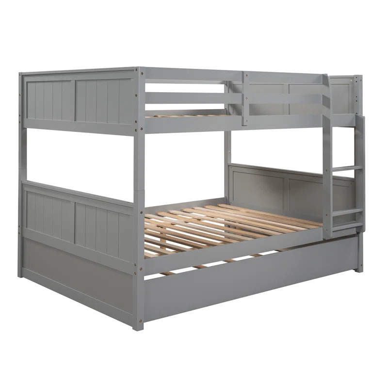Devante Kids Full Over Full Bunk Bed with Trundle | Wayfair North America