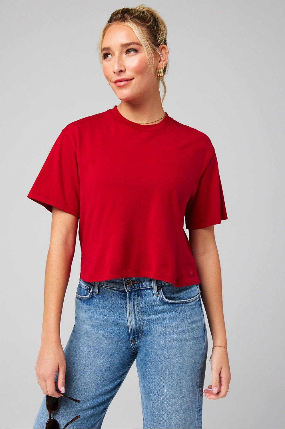 100% Cotton Boxy Tee | Fabletics - North America