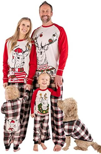 Lazy One Matching Holiday Pajamas for Family, Holiday Pajama Sets for Adults, Teens, Kids, Baby a... | Amazon (US)