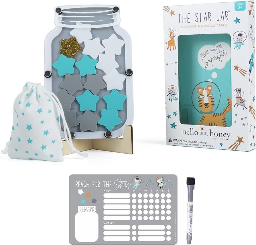 The Star Jar-Chore Chart for Kids Multiple Kids, Potty Training Chart Toddler Boys/Girls, Reward ... | Amazon (US)