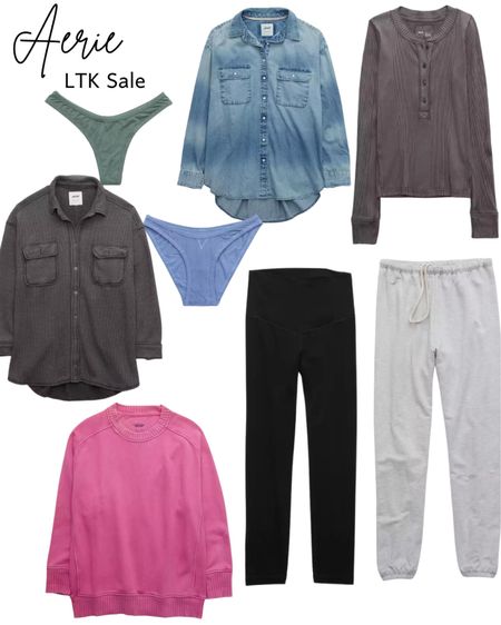 Aerie sale! My favorite undies + all the cozy pieces for fall! 

#LTKstyletip #LTKsalealert #LTKSale