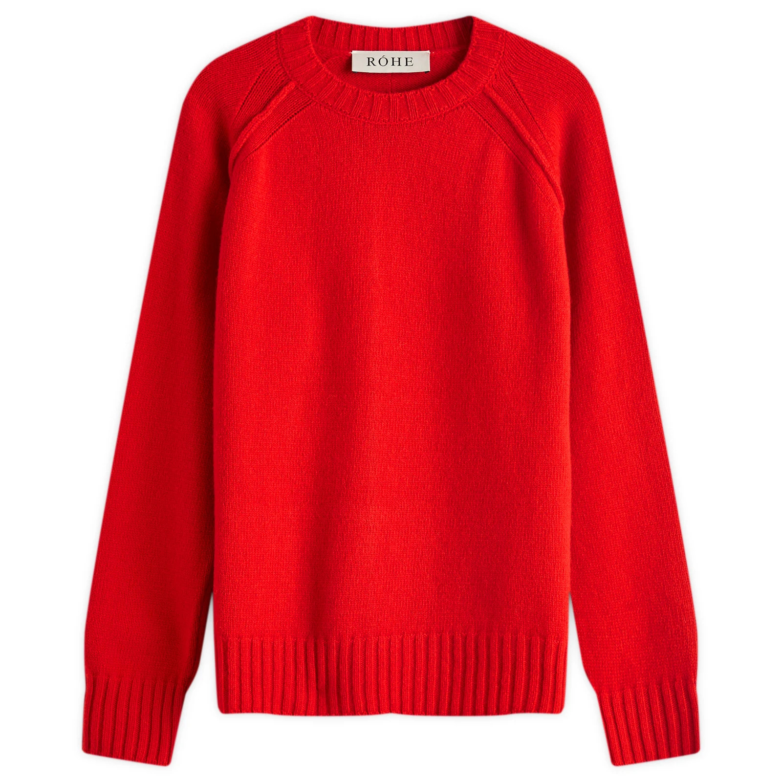 Róhe Women's Wool cashmere sweater in Bright Red, Size XX-Large | END. Clothing