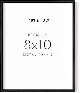 HAUS AND HUES Black 8x10 Picture Frame - 8x10 Black Frame 8x10 Black Picture Frame 8x10 Picture F... | Amazon (US)