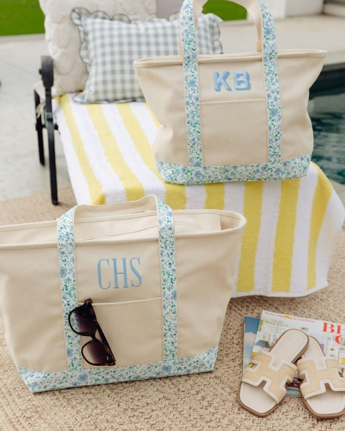 The perfect tote for all things! Beach, ball park, work, and everything in between. 

These would make the perfect gift for Mother’s Day, graduation, or teachers 