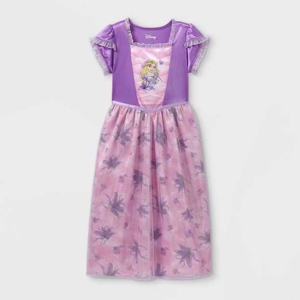 Girls' Disney Princess Rapunzel Nightgown - Purple | Target