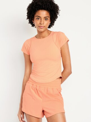FlowForm Crop Cutout-Back Top | Old Navy (US)
