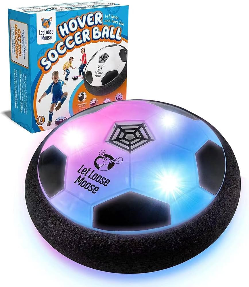 Let Loose Moose Hover Soccer Ball, Set of 1 Light Up LED Soccer Ball Toys, Safe for Indoor Play, ... | Amazon (US)