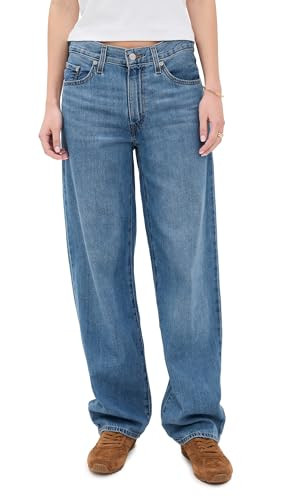 Levi's® Women's Baggy Dad Jeans, Heavy Check | Amazon (US)
