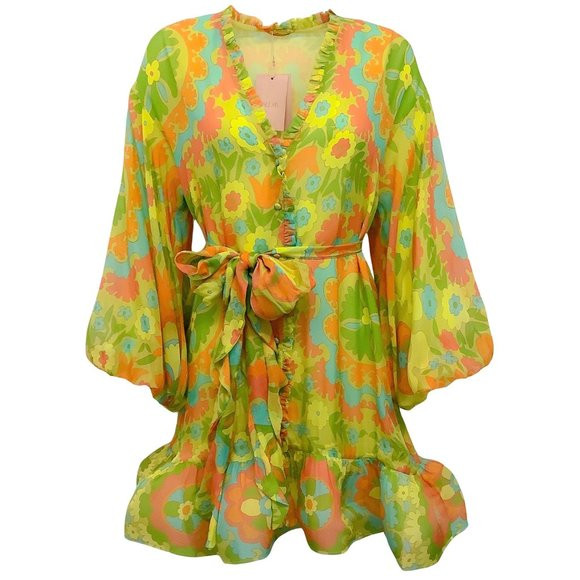 Alexis Green Multi Floral Analia Dress | Poshmark