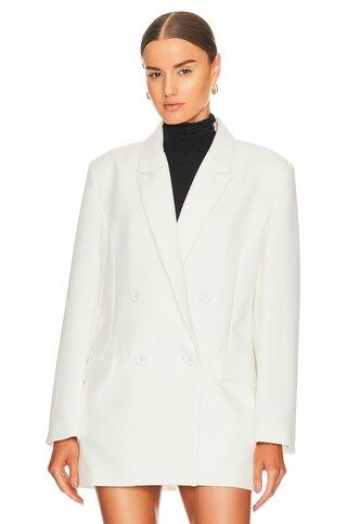 Bardot Maison Split Back Blazer in Orchid White from Revolve.com | Revolve Clothing (Global)