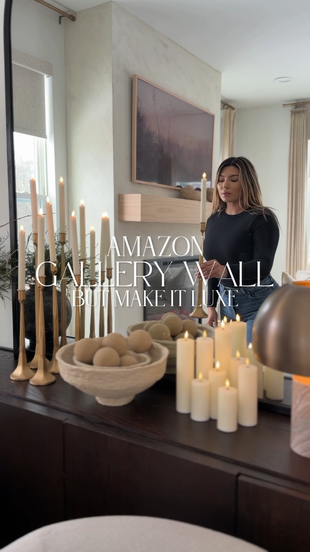 luxe gallery wall ideas 

#LTKHome