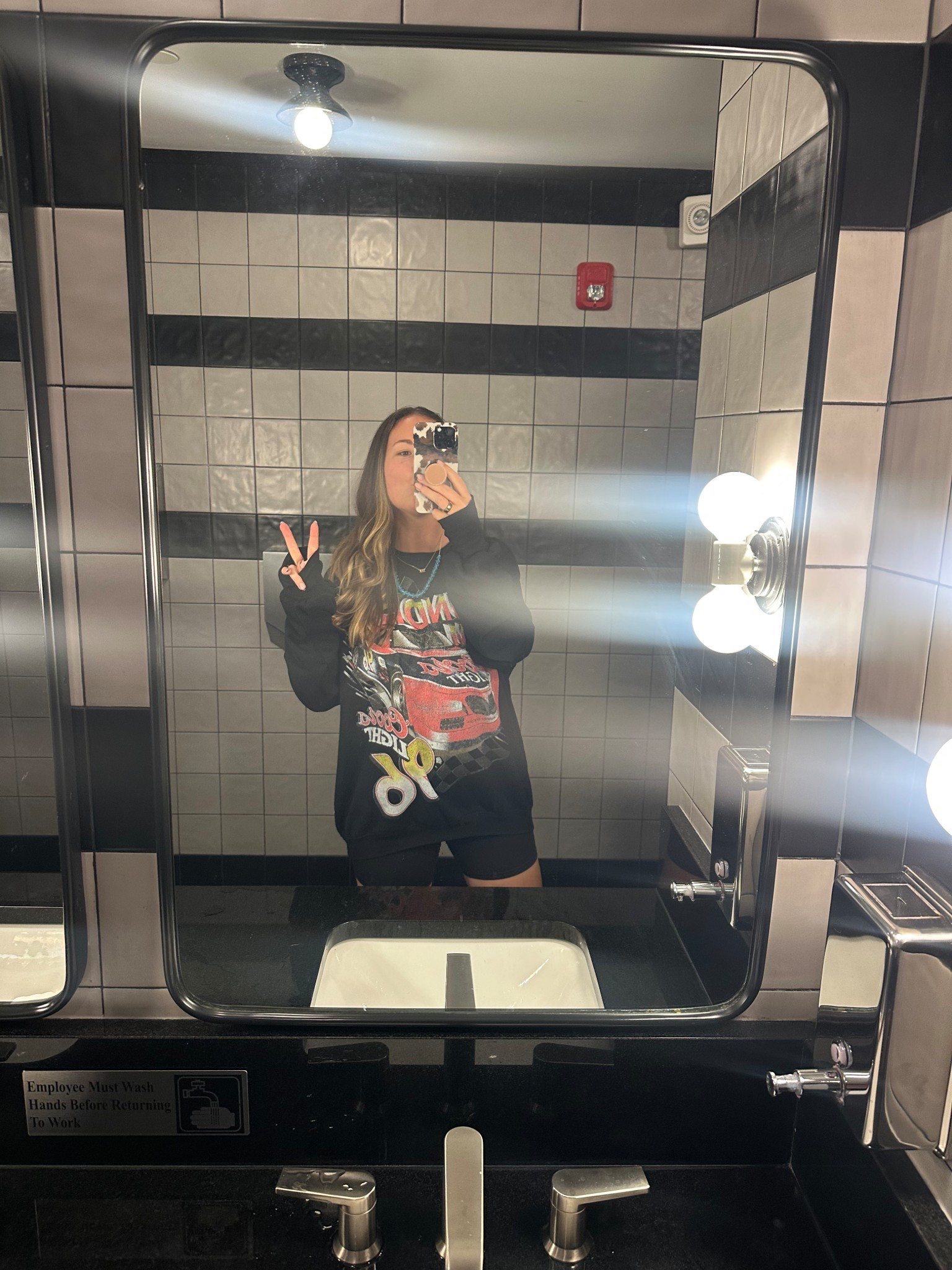 This sweatshirt on major sale from $118 -> $42!!! I’m in the large 🏁 

#LTKSaleAlert #LTKSeasonal #LTKFindsUnder50