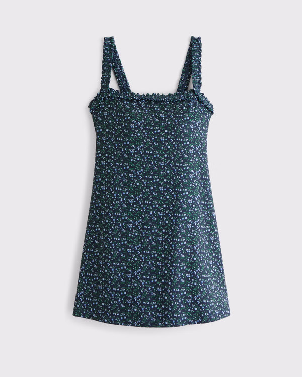 YPB studioFLEX Scrunchie Strap Mini Dress | Abercrombie & Fitch (US)