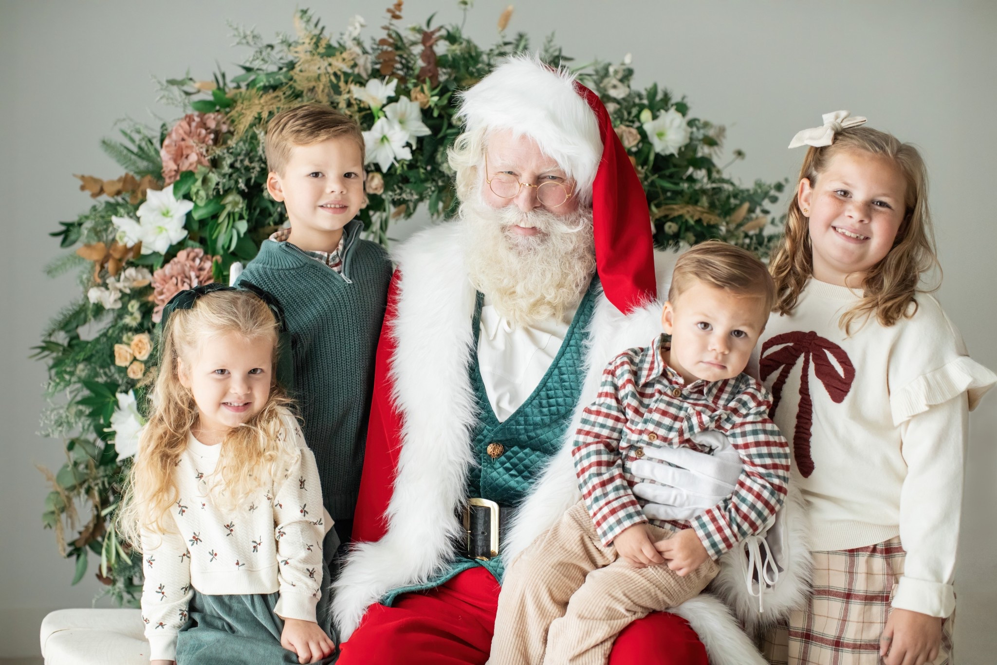 It’s not Christmas season until you’ve seen the big guy in red 🎅🏼 As always, @lentillephotography did an amazing job capturing the kids with Santa!  

The kids’ outfits are from @lclittleco and they’re on sale. 

Holiday outfit, kids style, kohls finds, LC little co

#LTKSaleAlert #LTKHoliday #LTKKids