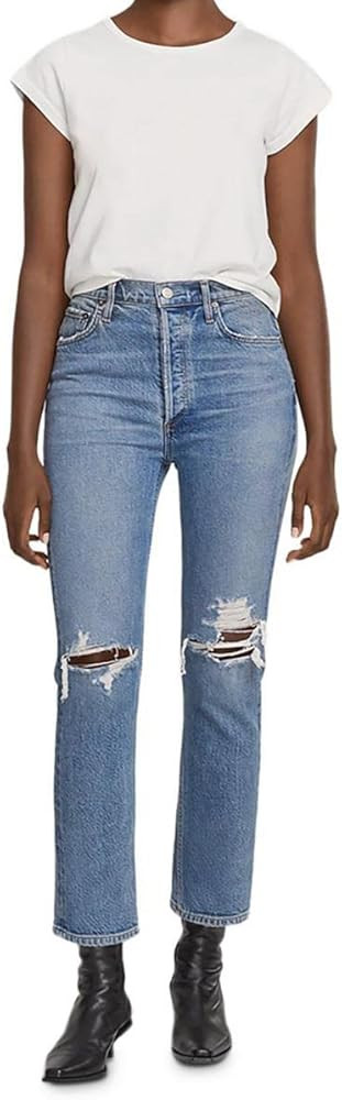 AGOLDE Women's Riley High Rise Jeans | Amazon (US)