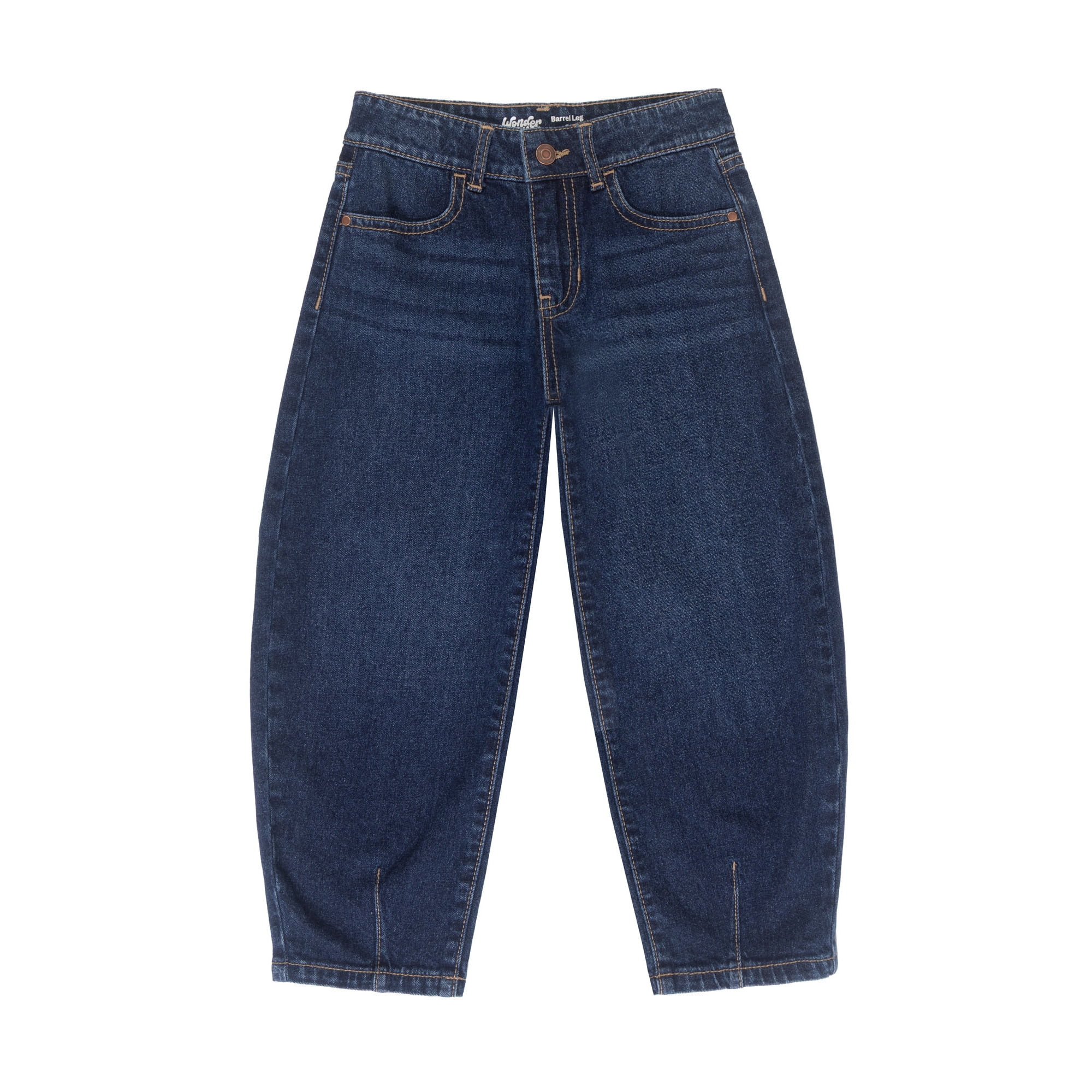 Wonder Nation Girls Barrel Jean  Sizes 5-18 | Walmart (US)
