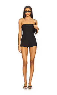 CULTNAKED Vixen Romper in Black from Revolve.com | Revolve Clothing (Global)