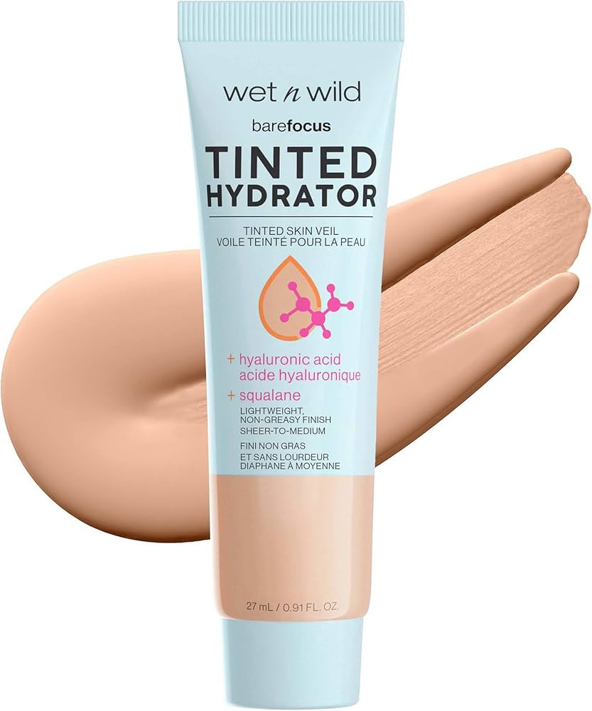 wet n wild Bare Focus Tinted Hydrator Matte Natural Finish, Oil-Free Tinted Face Moisturizer Make... | Amazon (CA)