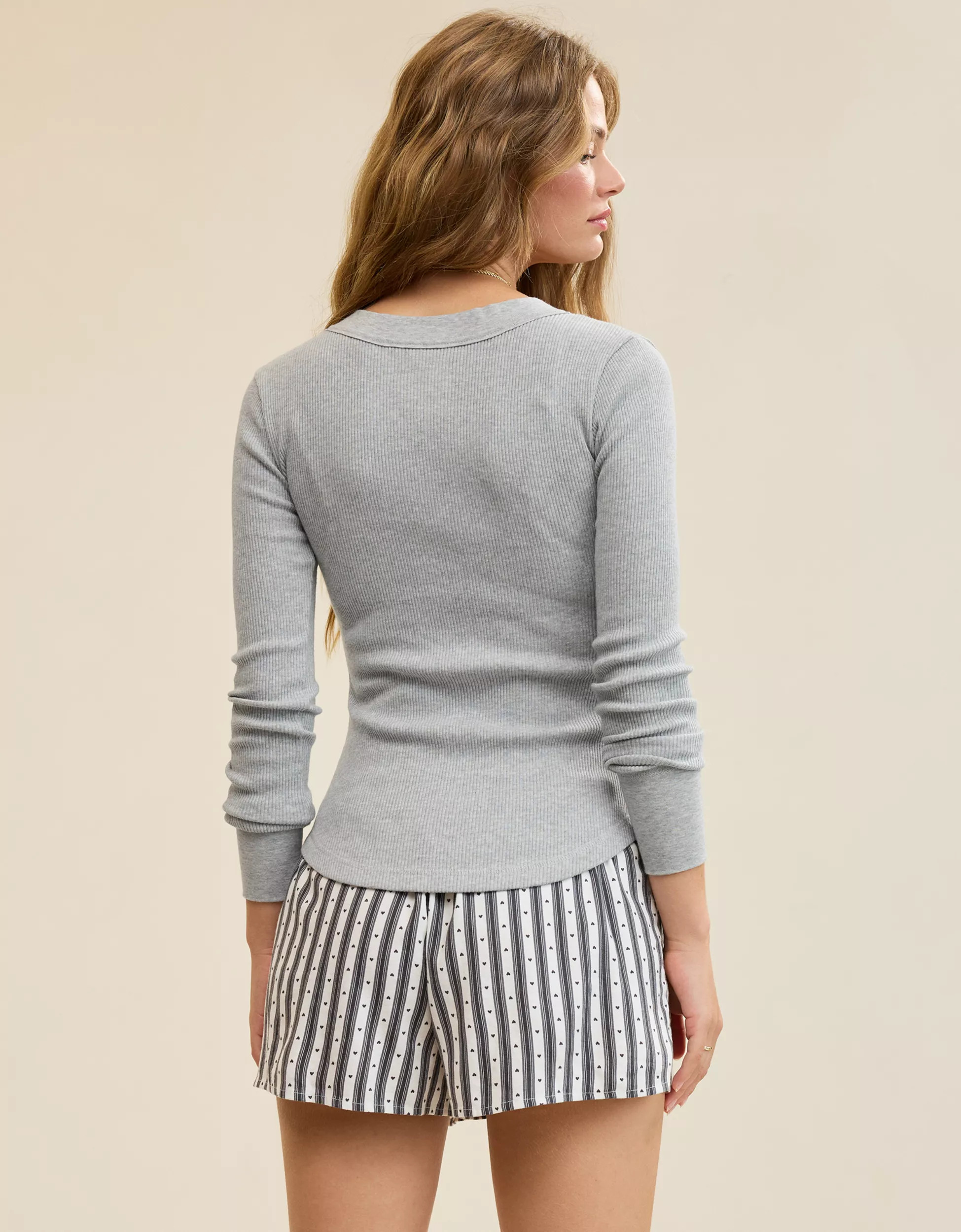 Aerie Henley Essential Layering T-Shirt | Aerie