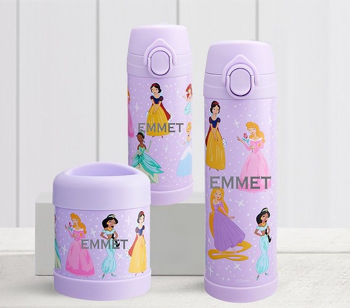 Mackenzie Lavender Disney Princess Water Bottles | Pottery Barn Kids