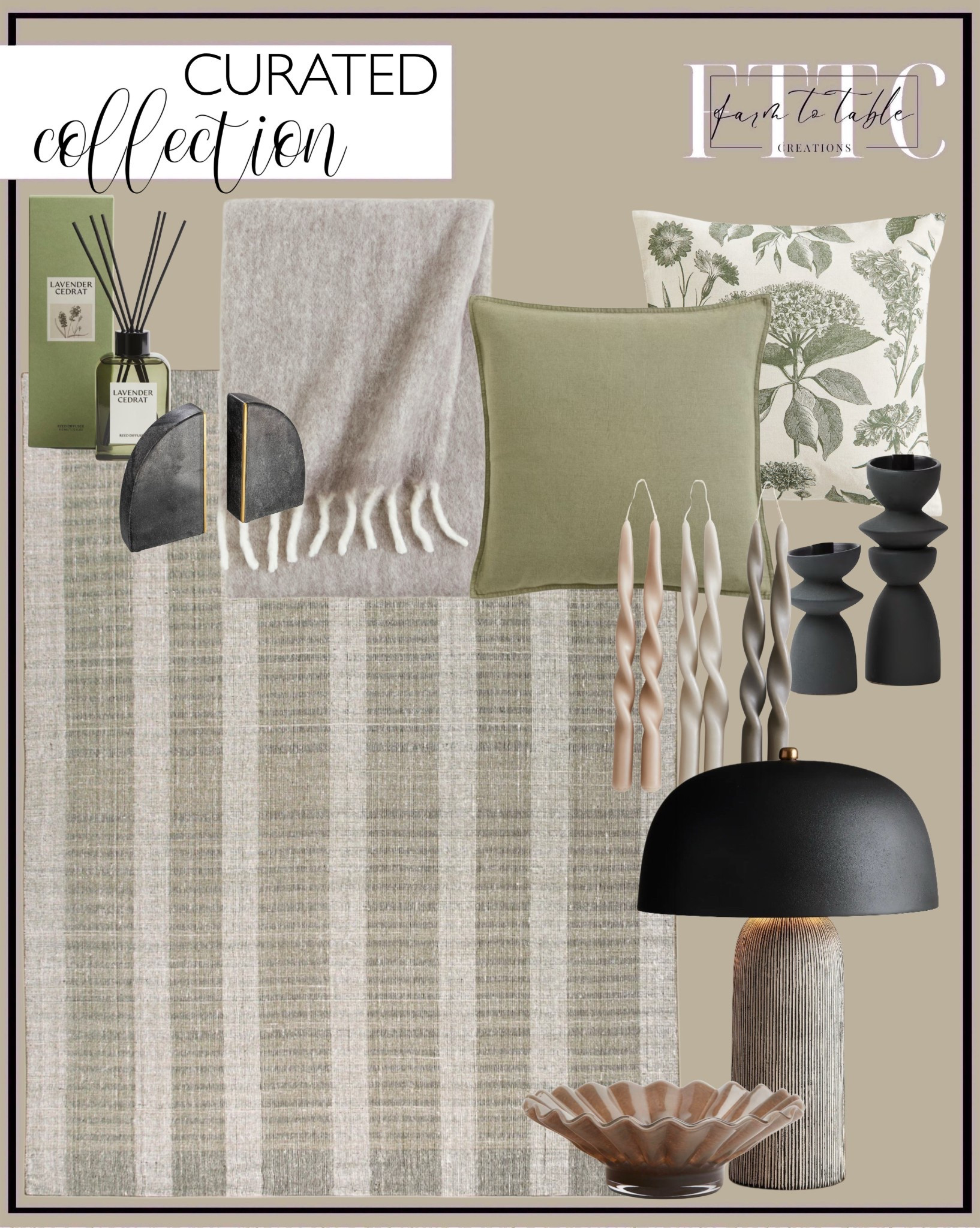 Curated Collection. Follow @farmtotablecreations on Instagram for more inspiration.

Spiral Taper Candles. Stoneware Candleholder. Floral Pillow Cover. Linen Blend Pillow Cover. Reed Diffuser. Large Glass Bowl. Ira Striped Table Lamp. Wool Blend Throw. Arched Marble Bookends. 

H&M Home Finds | Kitchen Finds | Spring Decor | Entryway Decor | Bedroom Furniture | nightstands | Home Decor| Fireplace Decor | Spring Refresh |  Bedroom Finds | Neutral Stems | Spring Stems | Bookshelf Decor | Bedroom Space | Cozy Corner | Bathroom | Curated Entryway | Spring  Decor | End of Year Clearance | Trending Decor | Viral Decor  | Coffee Table Decor | Neutral Decor | Stem Sale | Target Finds | Skinny Bench | Bedroom | Living Room | Breakfast Nook | Amazon Home | Target Sale | Loloi Rugs | Magnolia Home | console table | console table styling | faux stems | entryway space | front porch decor | neutral decor | entryway decor | cozy home | affordable decor |  home decor | home inspiration | console styling | entryway rug | cozy moody home | moody home decor | neutral home | bathroom decor | living room | spring decor | Hearth & Hand | Studio McGee | 2025 Home Trends | trending home | Crate&Barrel 

#LTKFindsUnder50 #LTKHome #LTKSaleAlert