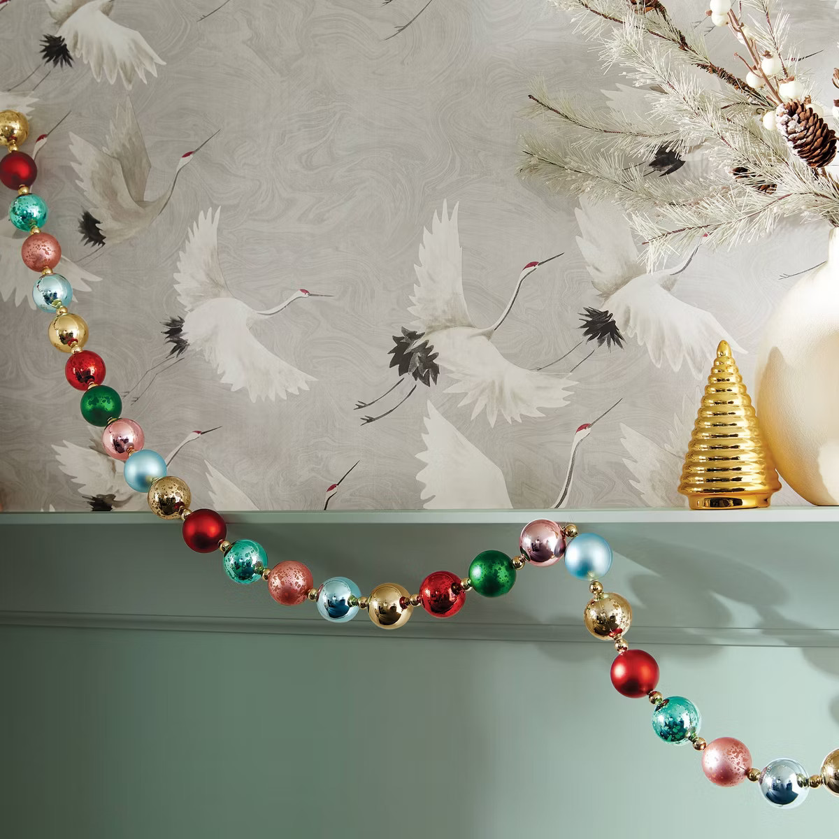 Vintage Ornament Christmas Garland - Threshold™ | Target