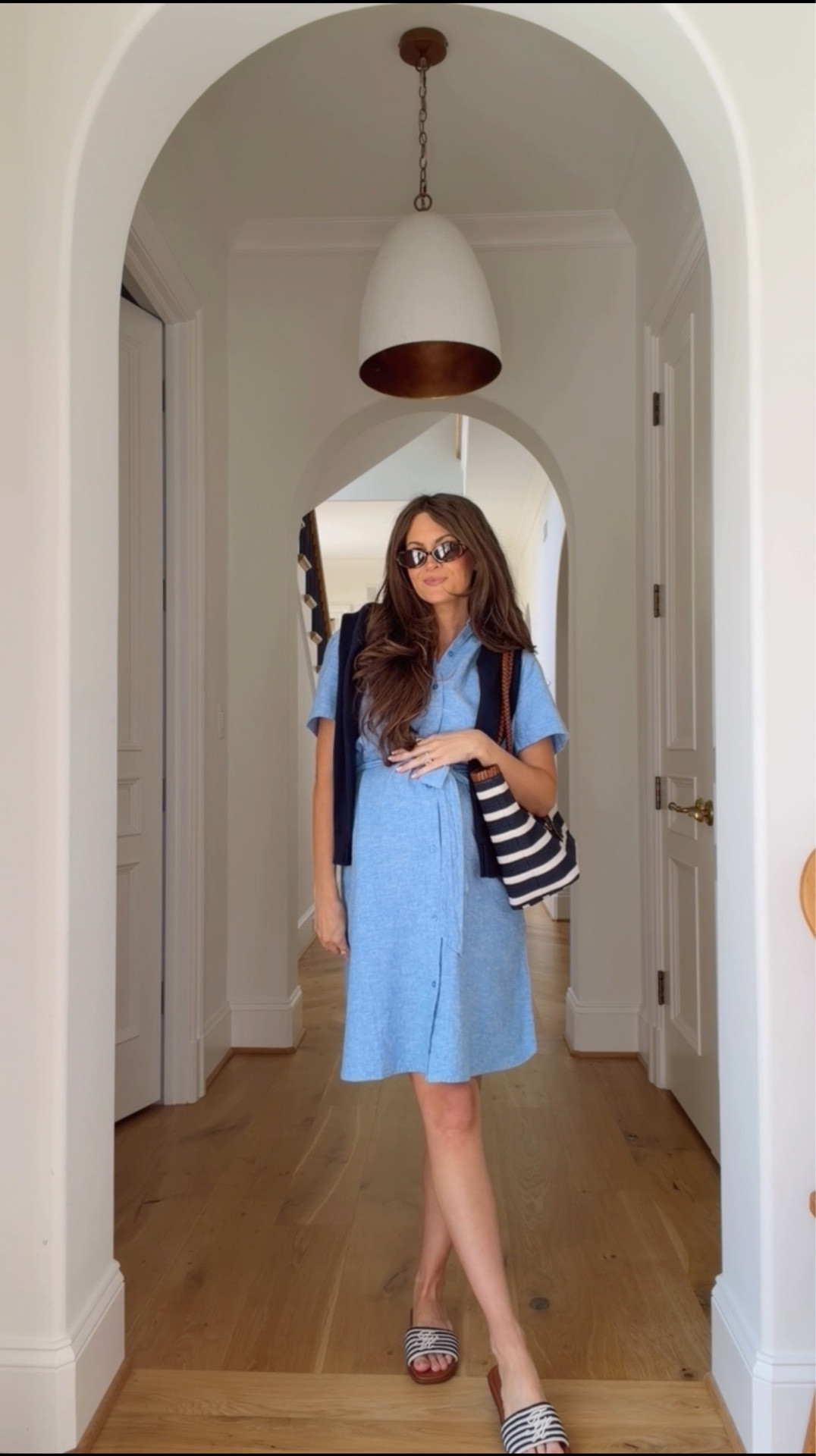 Got some new @tommyhilfiger linen pieces in for our family beach trip next week! Sized up to a small in this belted linen shirtdress as well as the pull-on linen pants. All of the accessories are linked too! All of these pieces are so high-quality while still light and cool for summer styling! 
#ad #tommyfamily  

#LTKBump #LTKmomlife #LTKgrwm