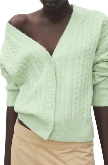 Cable V-Neck Cardigan | Nordstrom