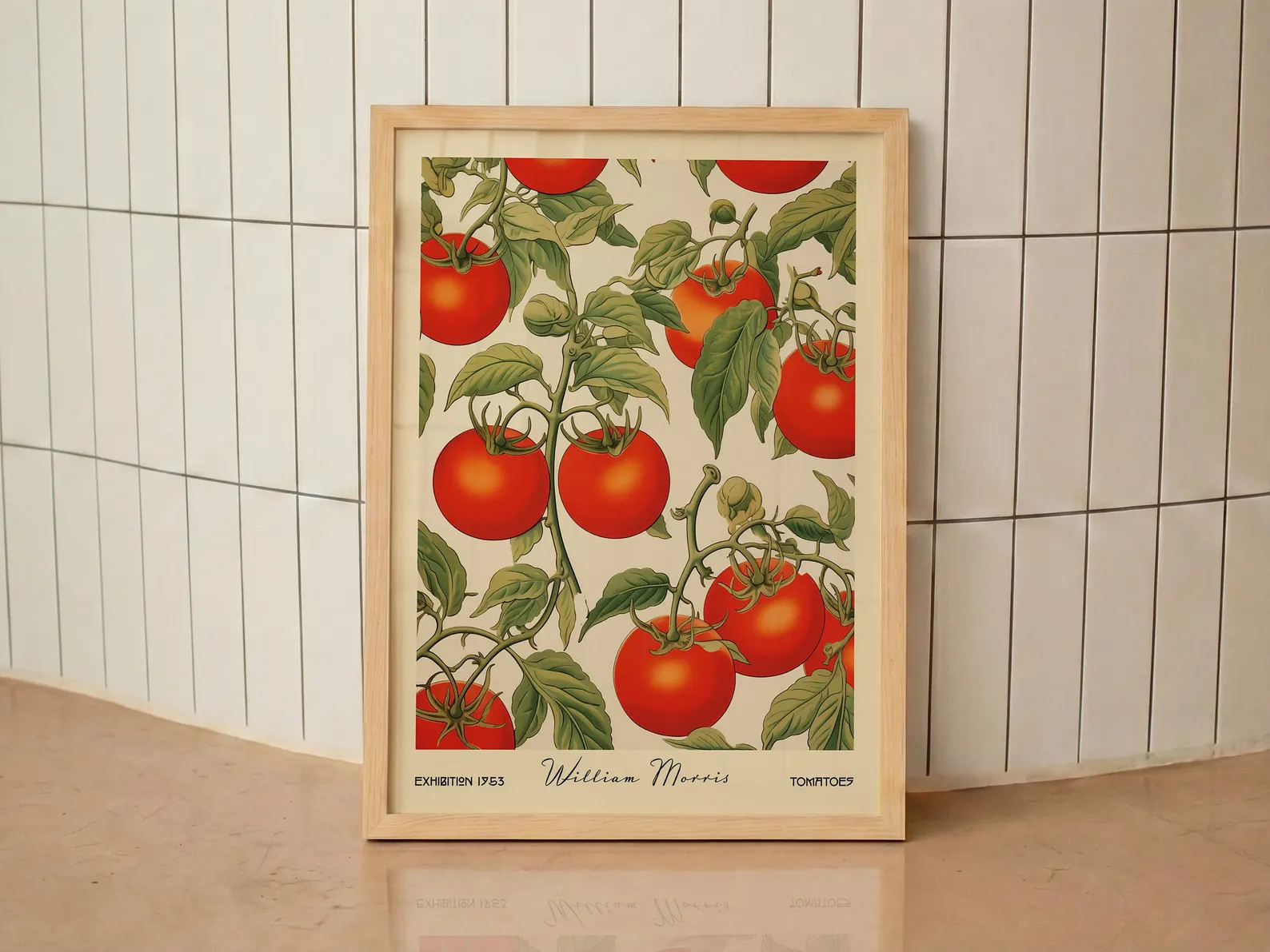 William Morris Tomato Print: Vintage Kitchen Wall Decor | Etsy (Global)