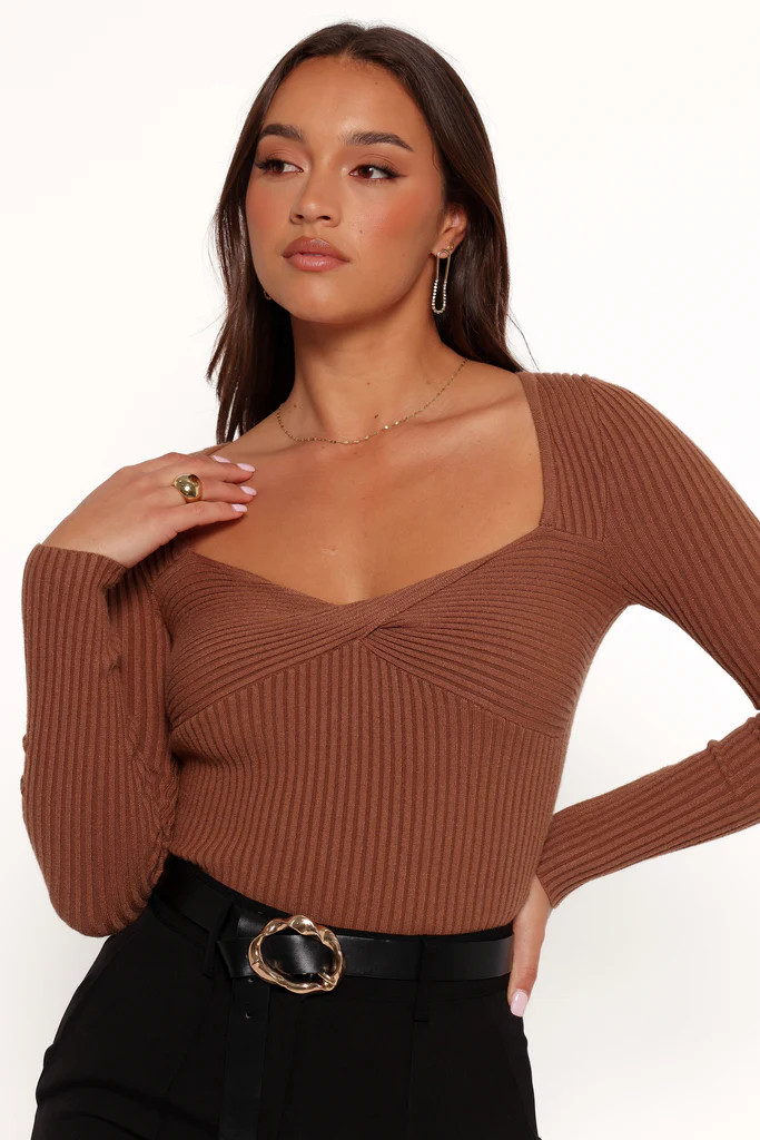 Akopo Long Sleeve Top - Cognac | Petal & Pup (US)
