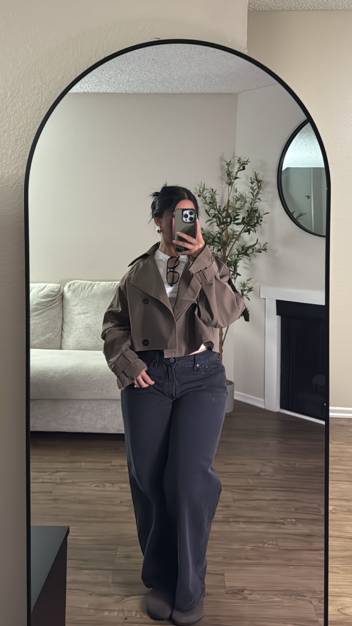 link to jacket is: https://rstyle.me/+4eaXMxCUm7740eFP0e8udQ 

wearing a size small and size 26 in jeans 

#LTKPetite #LTKFindsUnder50 #LTKStyleTip