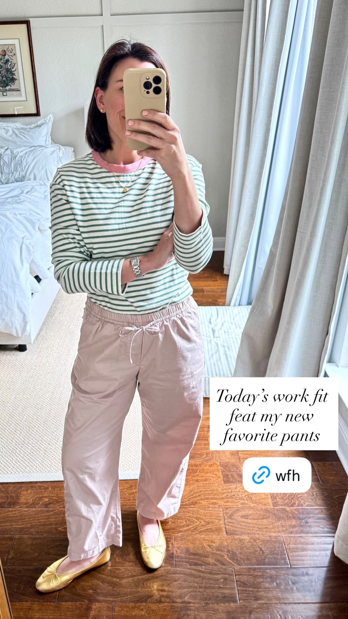 Today’s work fit feat my new favorite pants