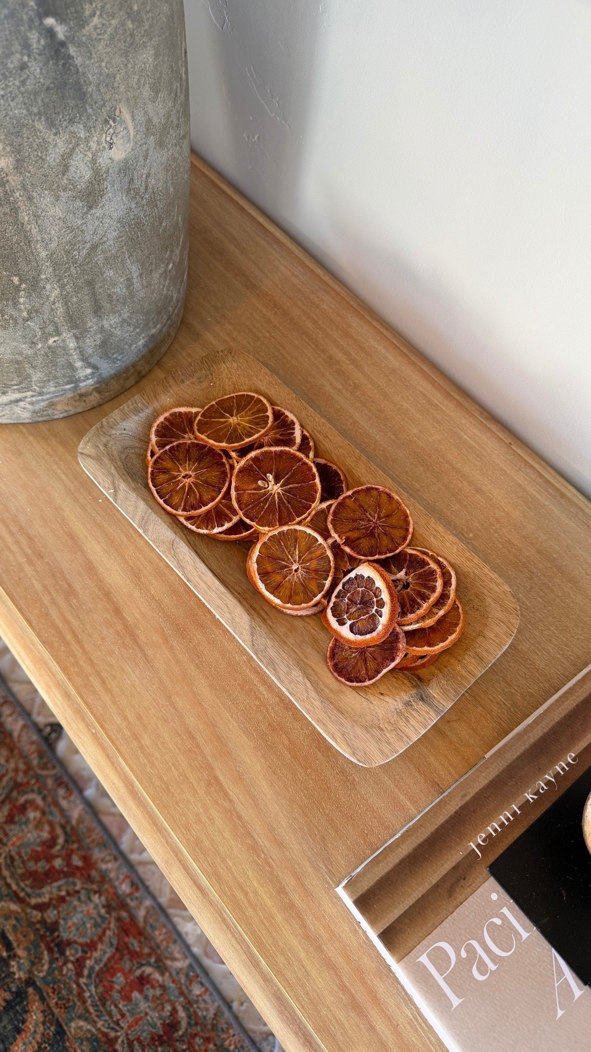 One of those simple styling ideas that makes a space feel instantly more collected. 🍊🤎

A bowl of dried fruit is such an easy way to bring in warmth, texture, and a little color without making a space feel overdone. I love how effortless it looks on a kitchen counter, dining table, or entryway.

It’s perfect for fall and winter, but honestly, this is one of those little details that can work beautifully year-round. ✨

The smallest touches really can make a room feel finished.

#LTKHome #LTKSeasonal #LTKmomlife