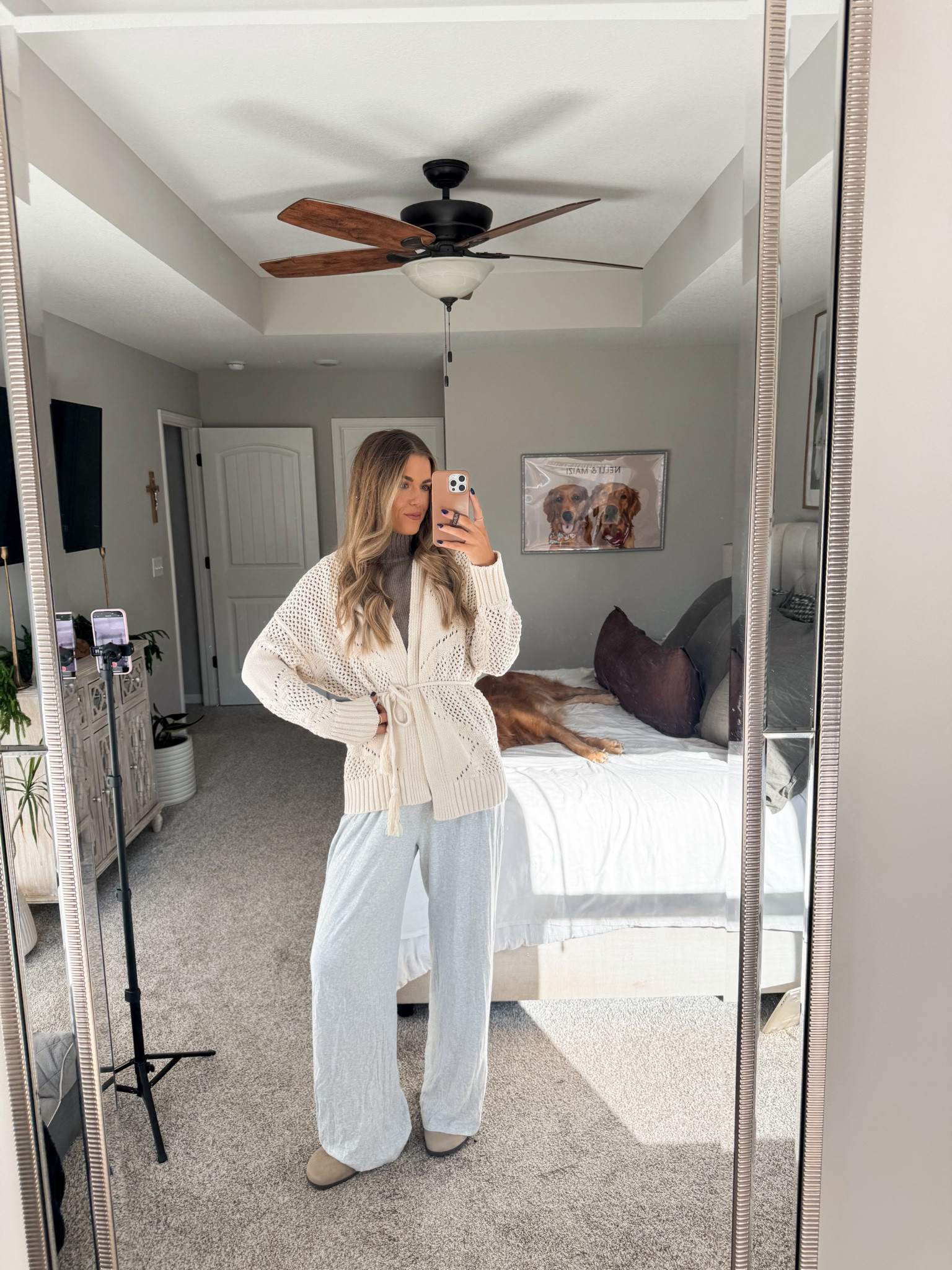 outfit on sale!! use code CYBERAF for extra $$ off abercrombie! size xs in cardigan and small long in pants 
 

#LTKSeasonal #LTKCyberWeek #LTKTall