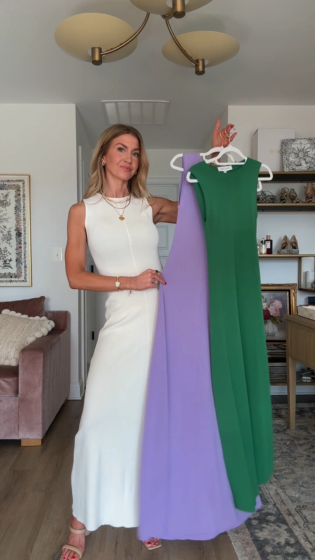 Ways I’m styling this perfect spring maxi dress! 
High neck sleeves maxi dress: runs TTS, wearing a S 


#LTKootd #LTKSeasonal #LTKgrwm